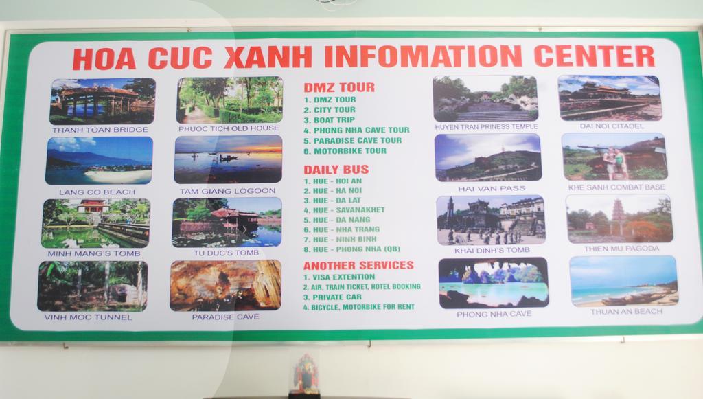 Hoa Cuc Xanh Mini Hotel Хюэ Экстерьер фото